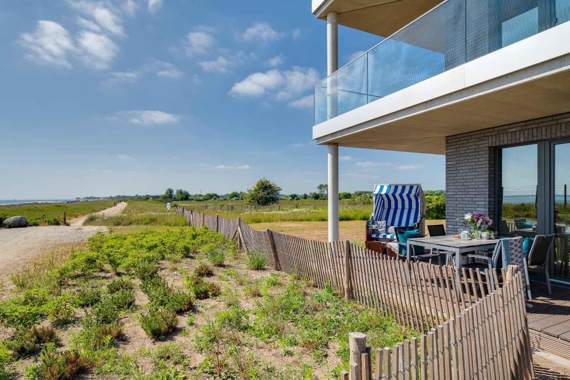 Beachterracefour- Eg, Meerblick, Terrasse, Kamin, Sauna Olpenitz Esterno foto