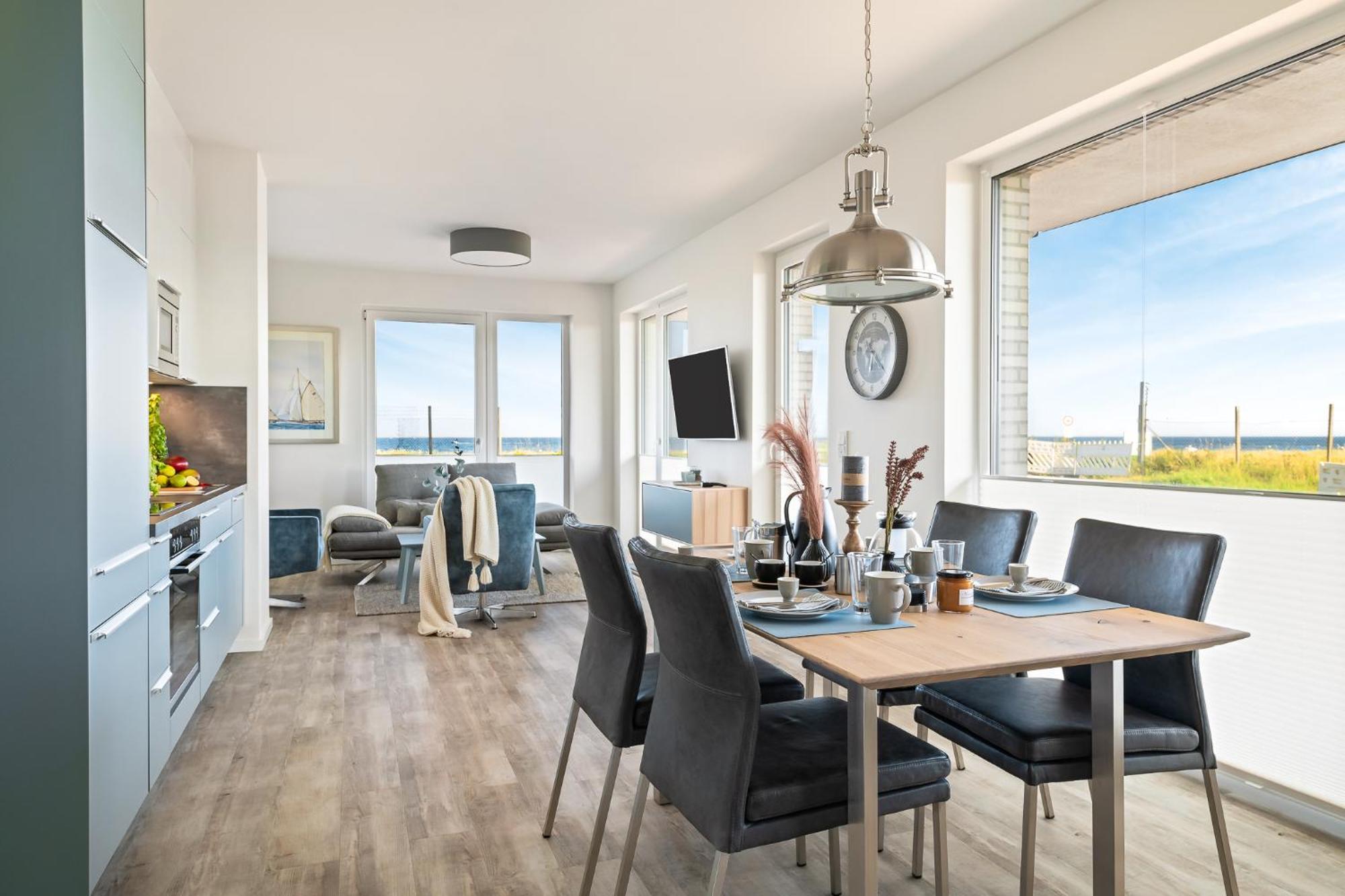 Beachterracefour- Eg, Meerblick, Terrasse, Kamin, Sauna Olpenitz Esterno foto