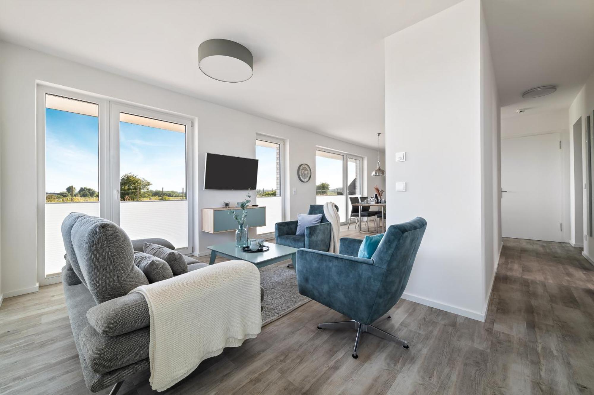 Beachterracefour- Eg, Meerblick, Terrasse, Kamin, Sauna Olpenitz Esterno foto
