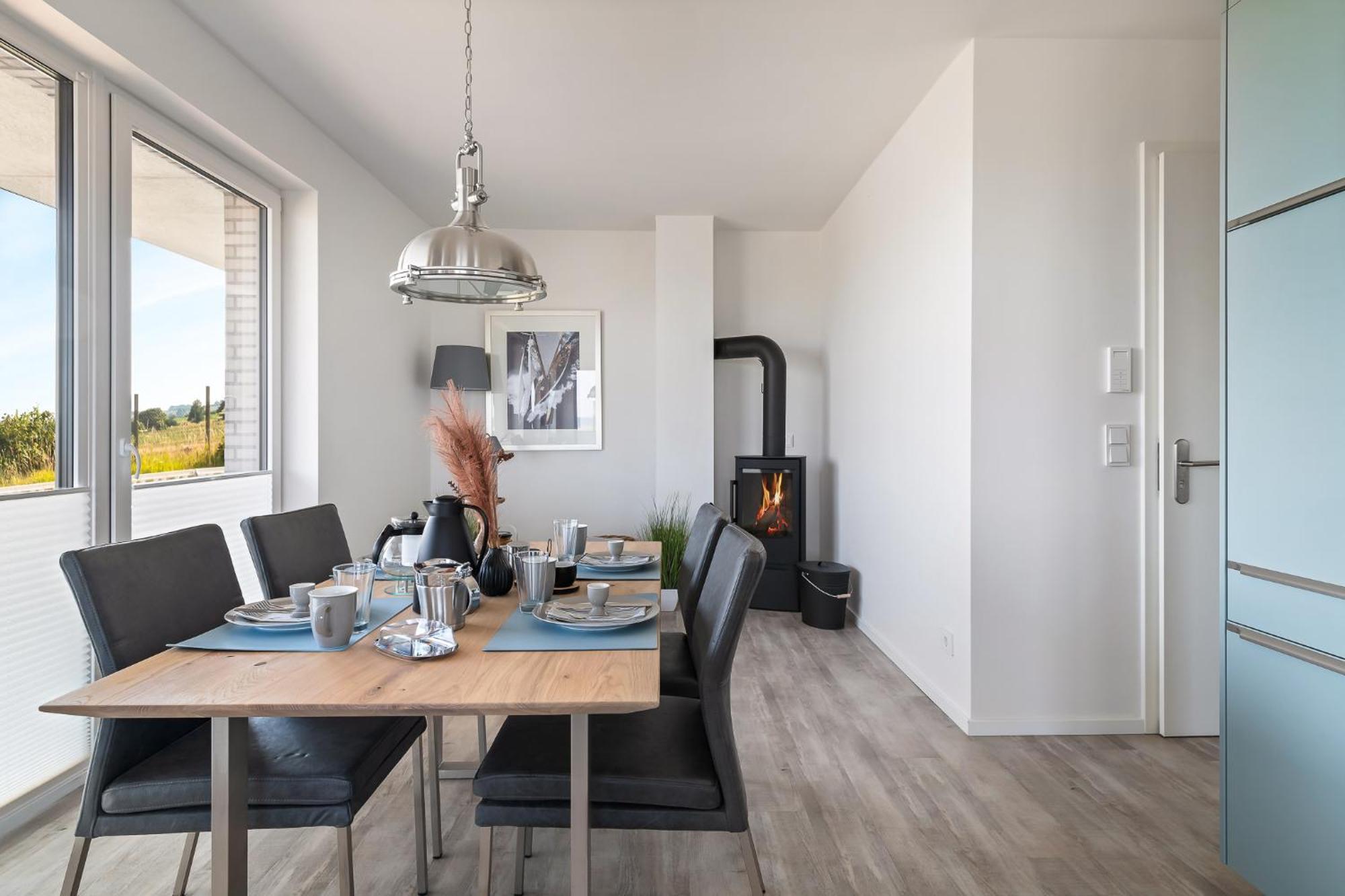 Beachterracefour- Eg, Meerblick, Terrasse, Kamin, Sauna Olpenitz Esterno foto