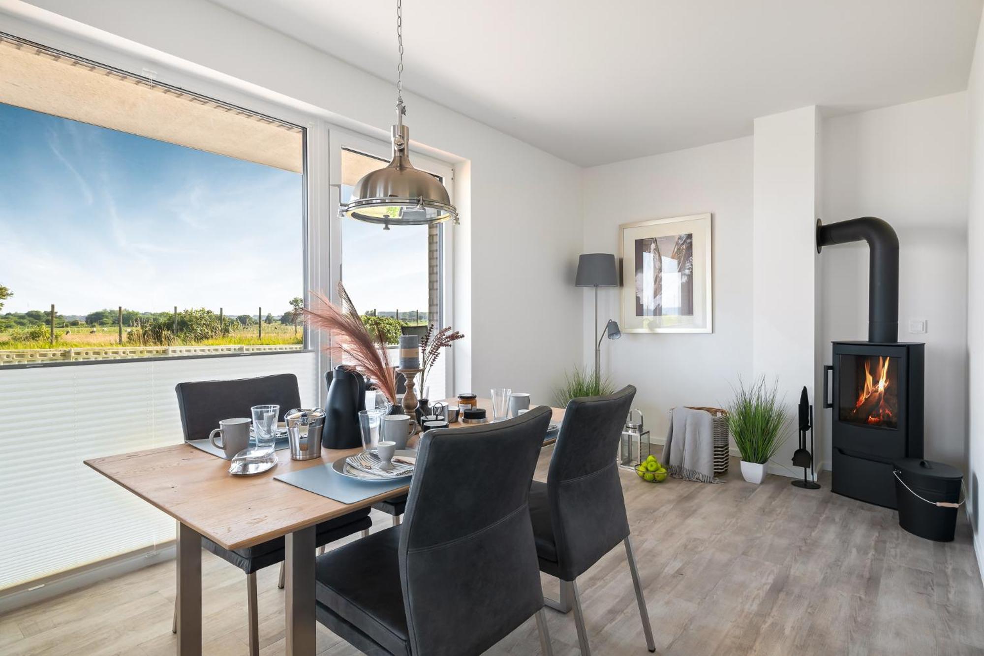 Beachterracefour- Eg, Meerblick, Terrasse, Kamin, Sauna Olpenitz Esterno foto